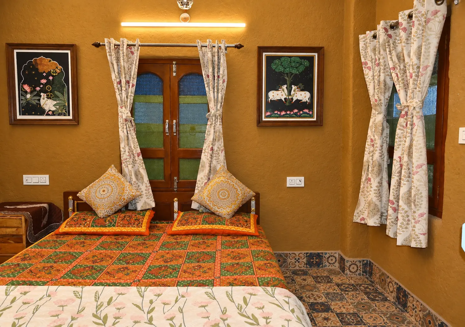 The Marwar Classic guest room featuring traditional Marwari decor and comfortable amenities at Sagar Villa